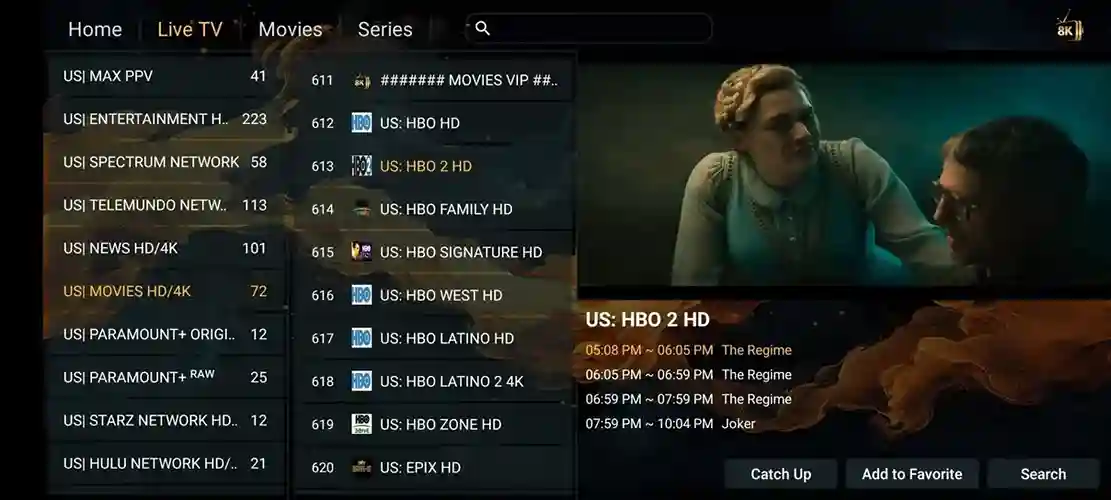 Preview 1 - Digital Lizard Premium IPTV Subscription